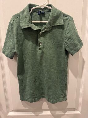 Janie and Jack Green Polo Shirt